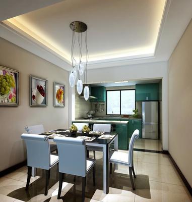 現代餐廳設計新靈感 私人住宅吊頂與照片墻裝修效果圖集錦